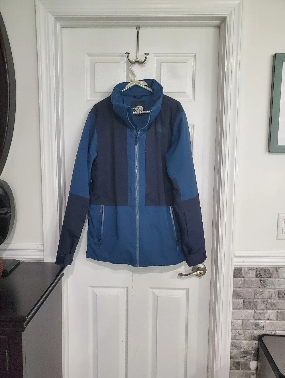 The North Face Two-Tone Navy and Blue Softshell Jacket